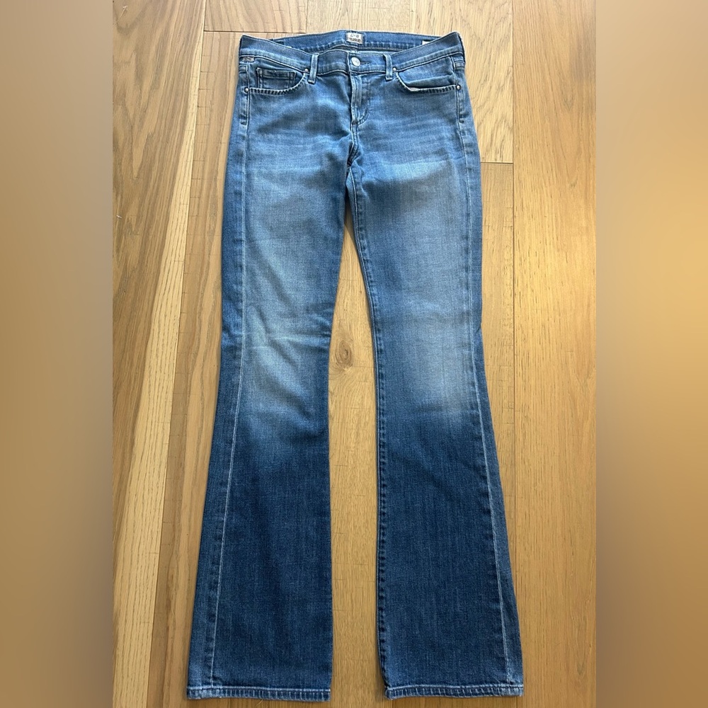 Citizens Of Humanity Women's Bootcut Jeans in Medium Blue Fade